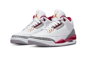 Jordan 3 Retro 'Cardinal Red'