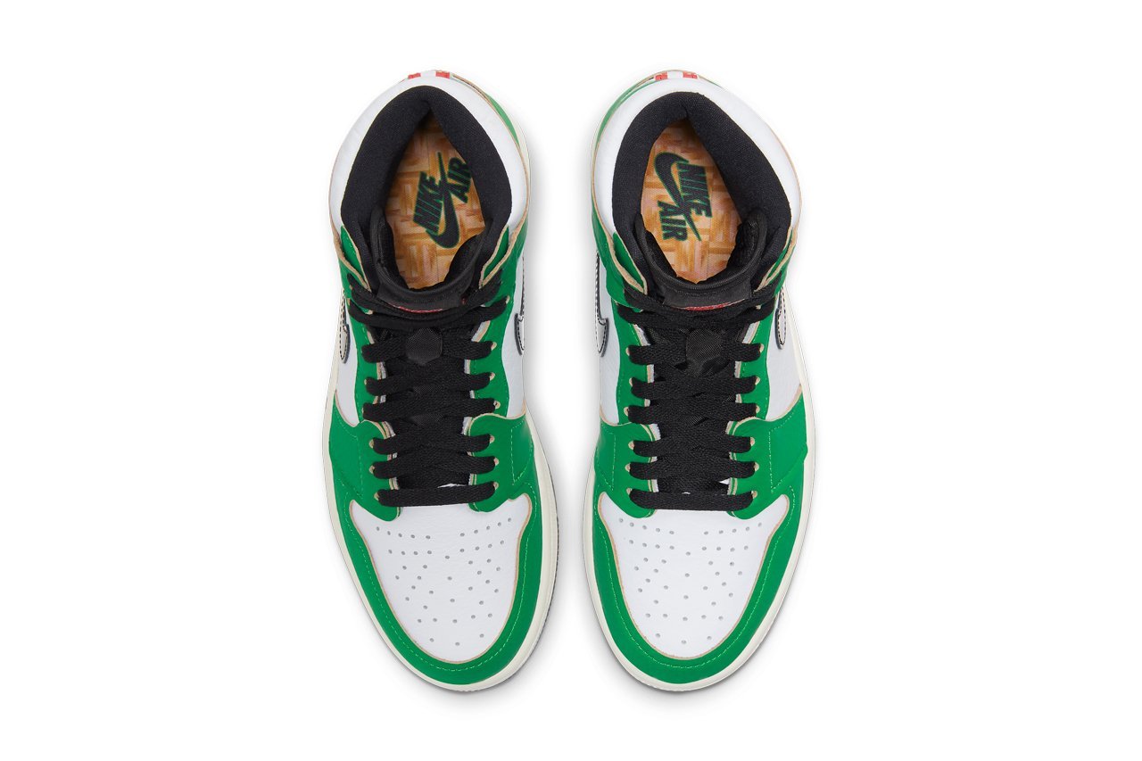 Jordan 1 Retro High 'Lucky Green' - Image 4