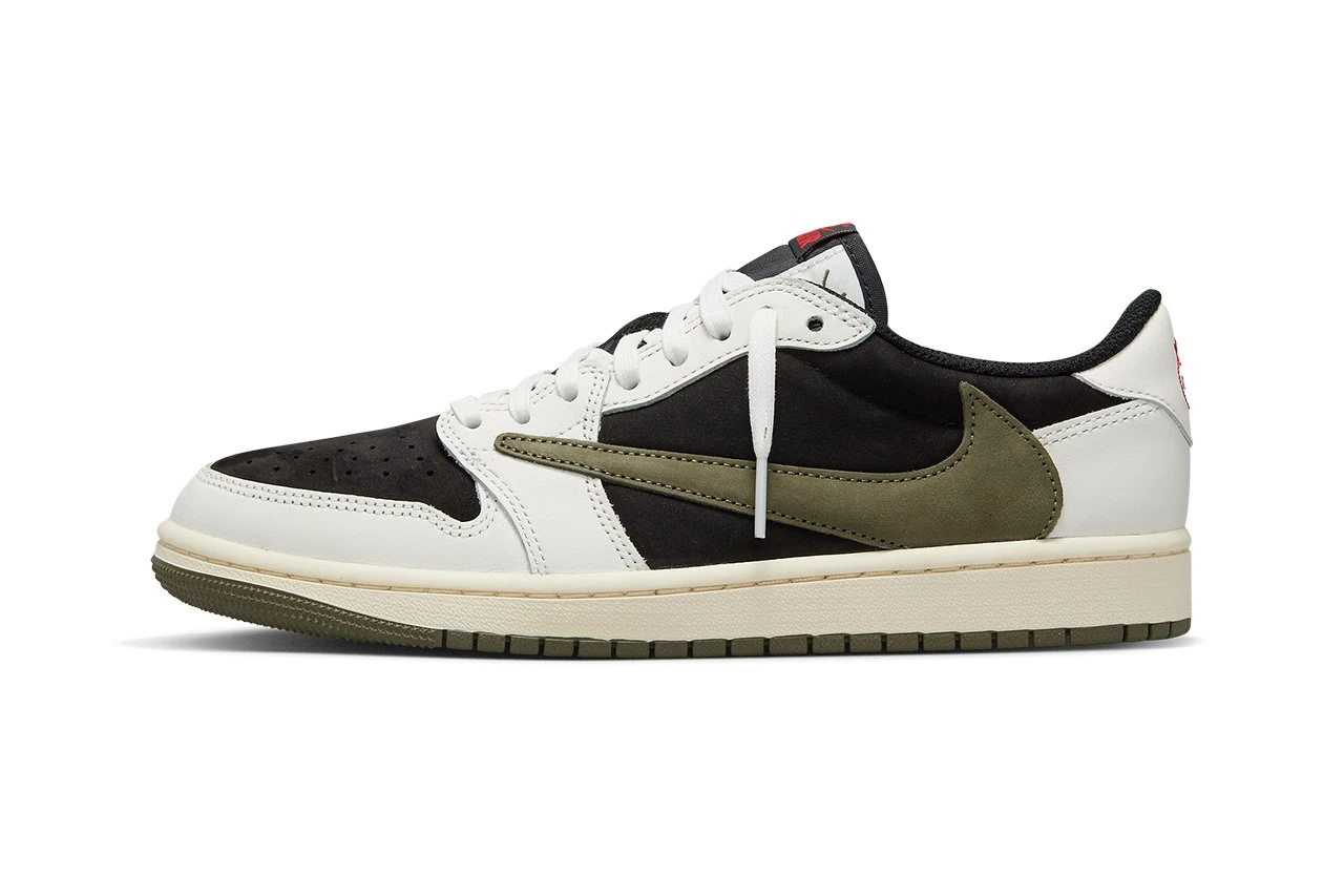 Travis Scott x Jordan 1 Low OG SP ‘Olive’ - Image 2