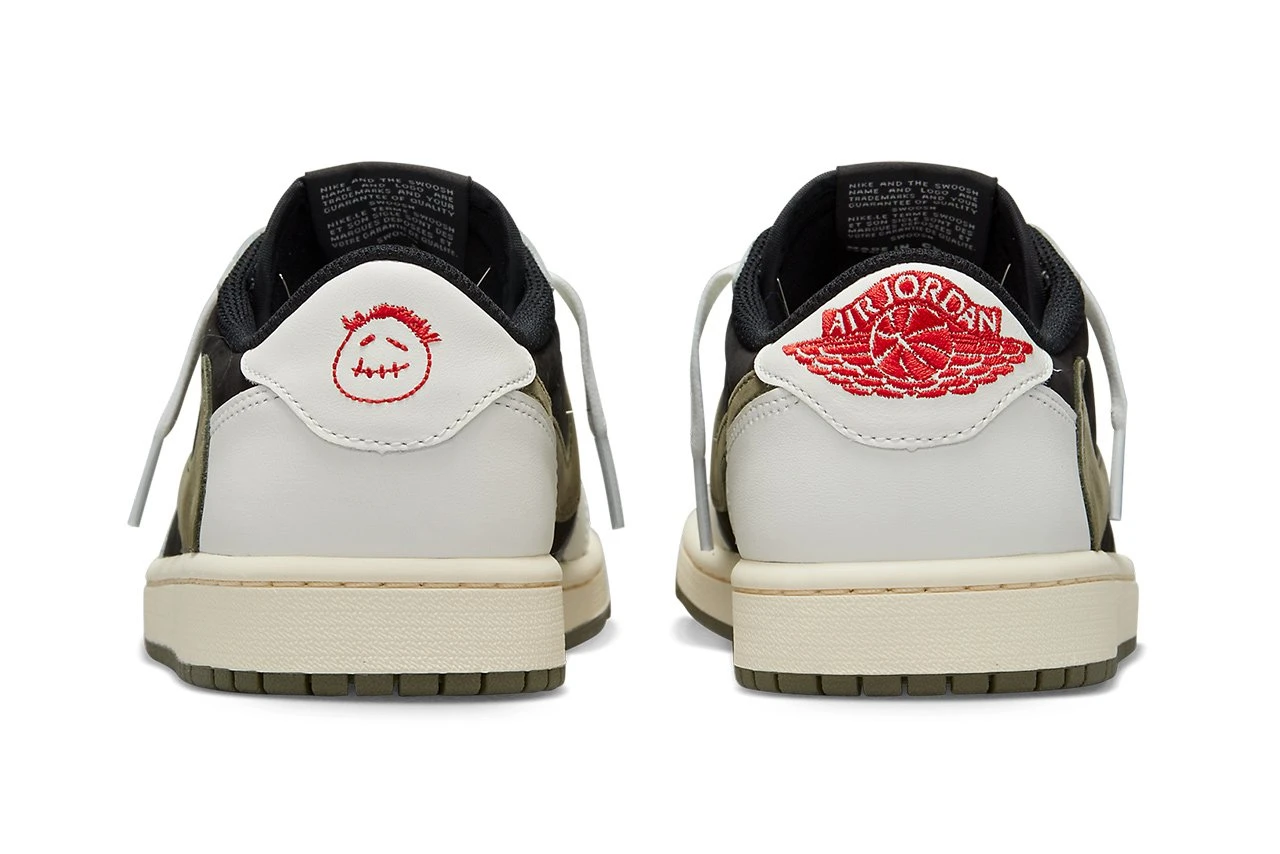 Travis Scott x Jordan 1 Low OG SP ‘Olive’ - Image 5