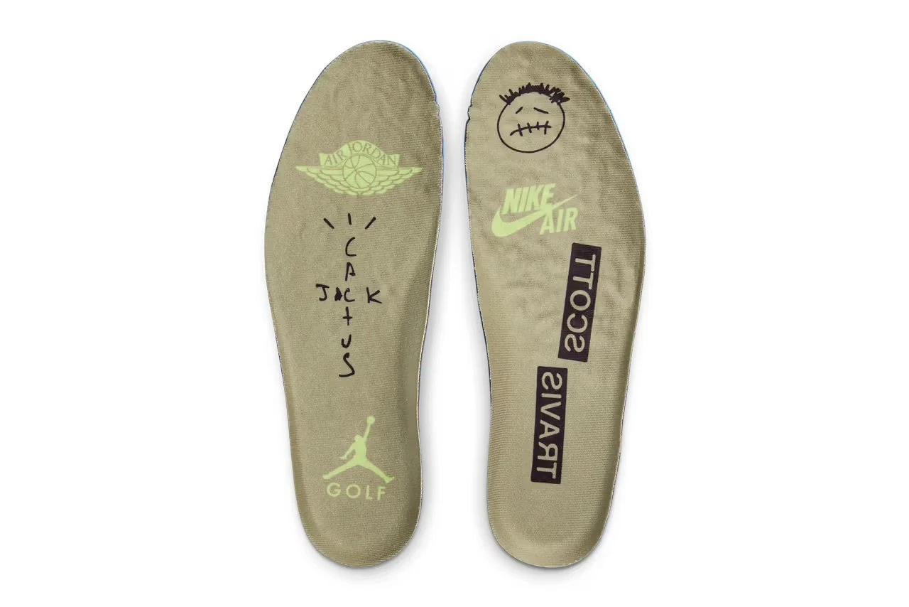 Travis Scott x Jordan 1 Low Golf ‘Neutral Olive’ - Image 6