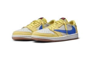 New Travis Scott x Jordan 1 Low OG SP 'Canary' - Arab Kicks Sneakers
