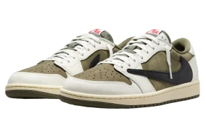Original Travis Scott x Jordan 1 Low OG SP Medium Olive