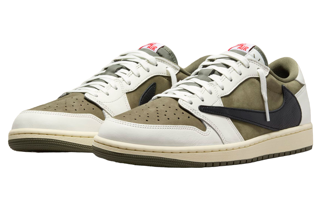 Original Travis Scott x Jordan 1 Low OG SP Medium Olive
