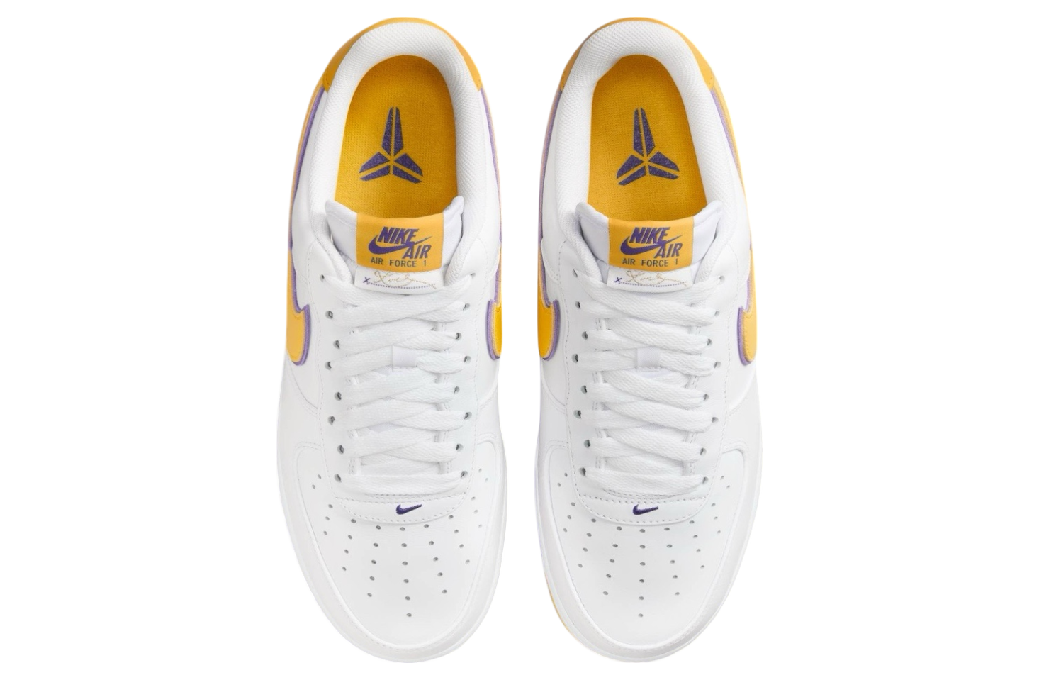 Kobe Bryant x Air Force 1 Low Retro QS 'Lakers Home' - Image 4